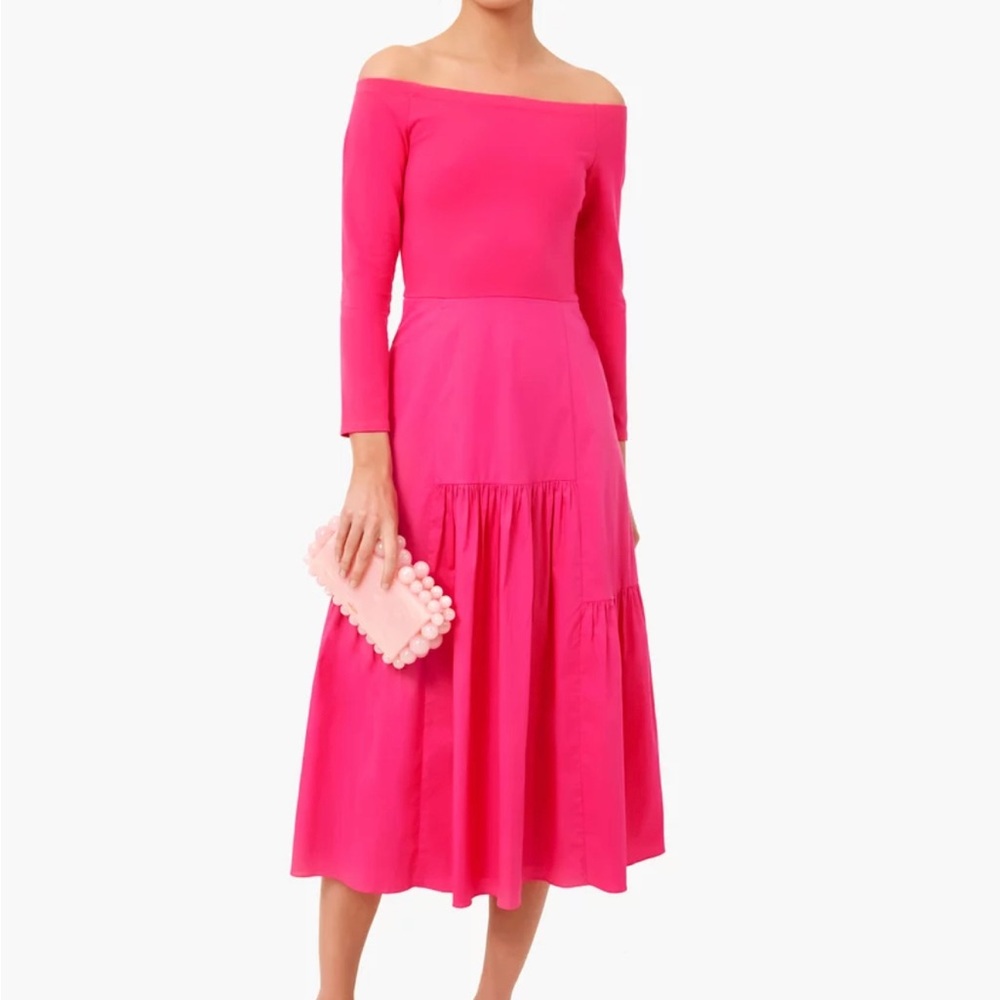 TUCKERNUCK X CAMERAN EUBANKS CAMELLIA PINK DRESS